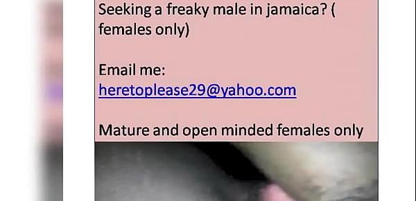  Seeking a female to lick- jamaican